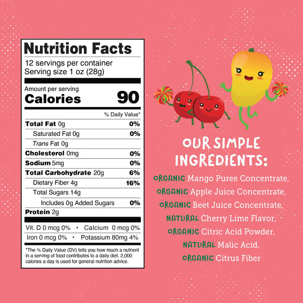 You Love Fruit - Healthy Snack Peel & Eat Fruit Leather - Case Pack of 1 OZ Servings - (12 Pack)