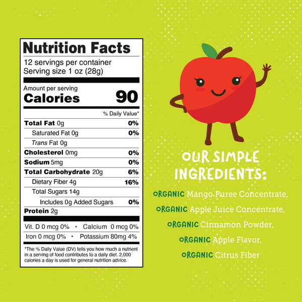 You Love Fruit - Healthy Snack Peel & Eat Fruit Leather - Case Pack of 1 OZ Servings - (12 Pack)